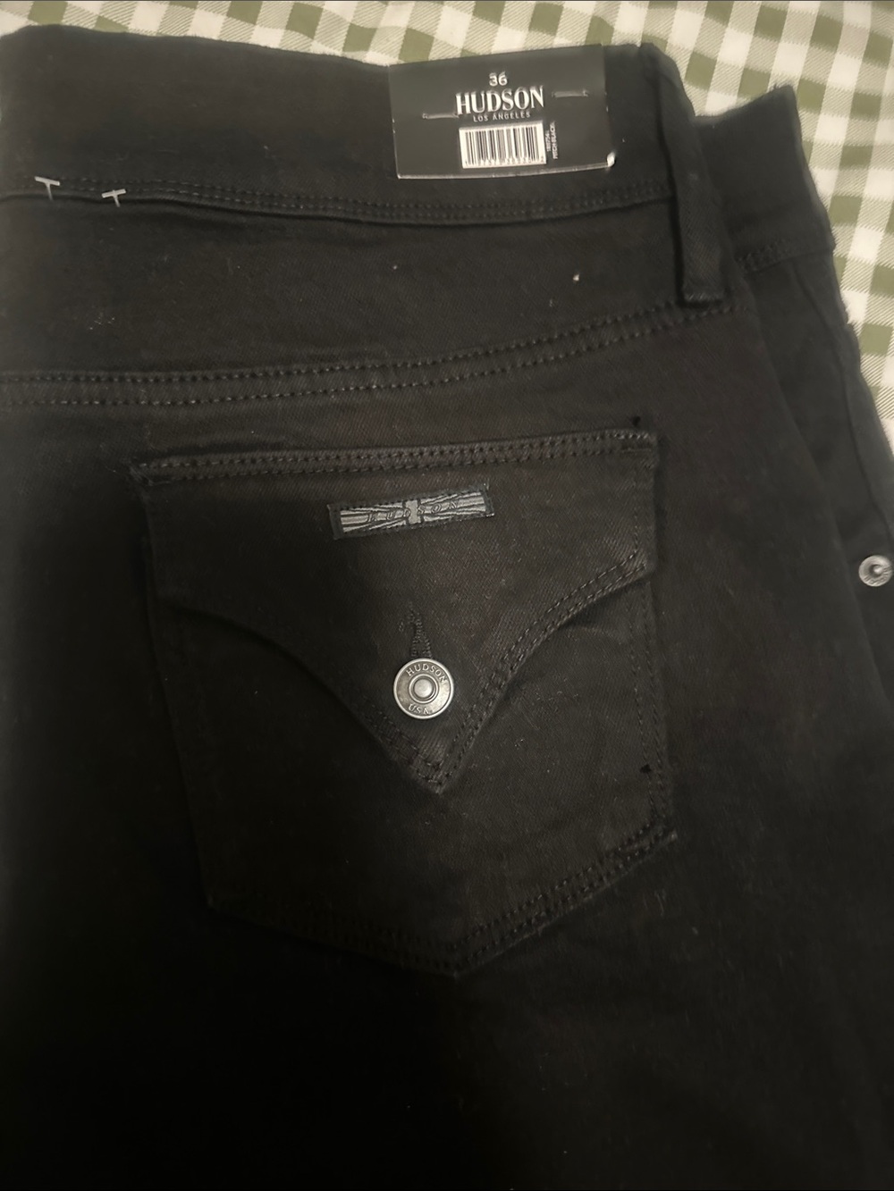 Hudson Jeans Men’s Black Slim Straight Jeans